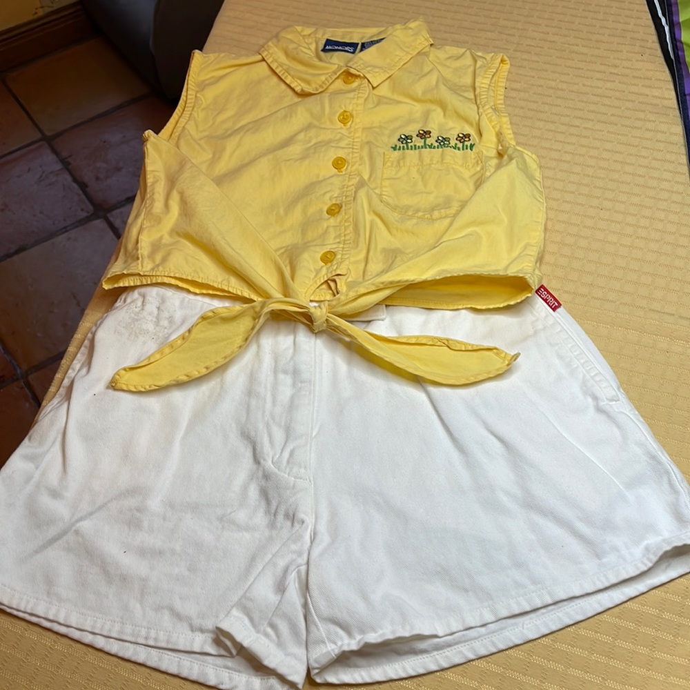 Esprit girls shorts and top